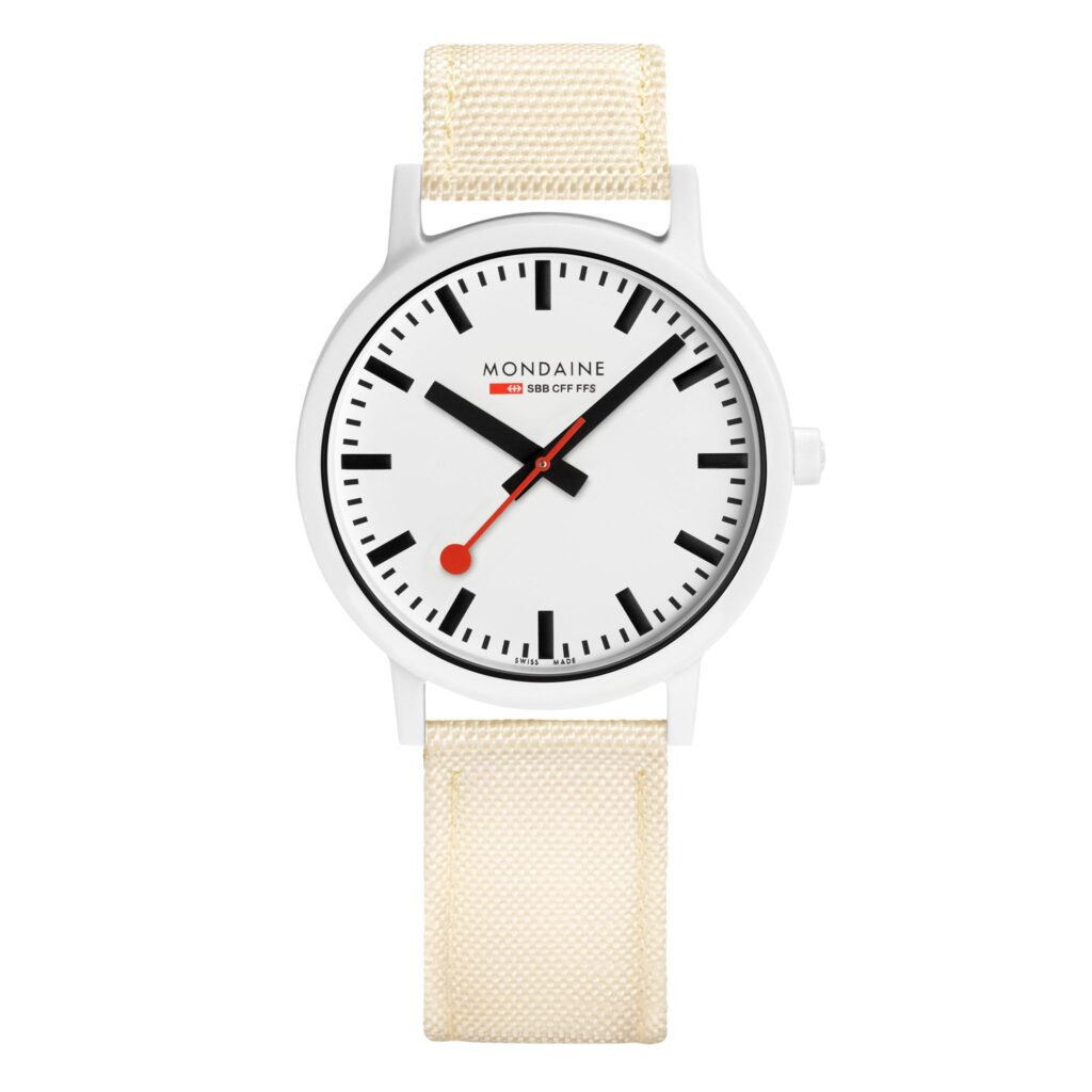 Mondaine Official Essence 41mm Sustainable watch front
